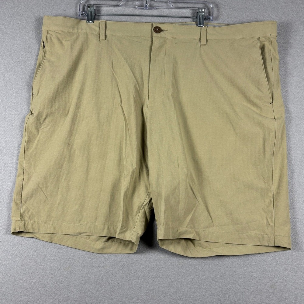 Tommy Bahama Boracay Performance Shorts 46 Khaki Tan Mens Stretch